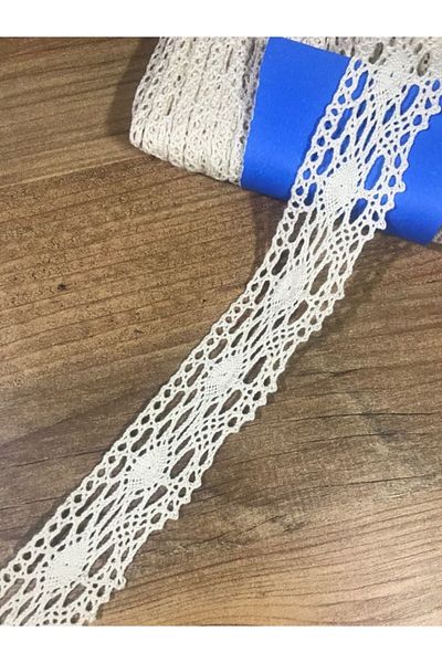 efem gipür Wide Cotton Kopanaki Lace Cream 25 Mt Package Kop260e