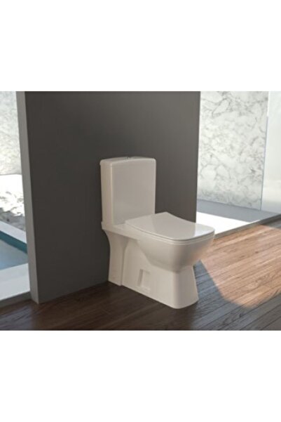 Turkuaz BTW Rimless Klozet, Duru (Arkadan Çıkışlı)