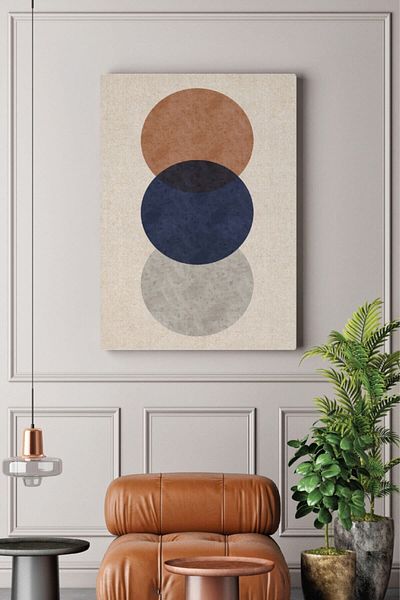 212shop |   Διακοσμητικός πίνακας σε καμβά Soft Bohemian Circles