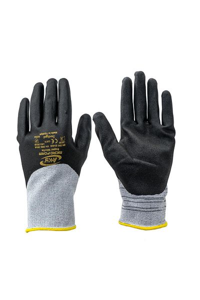 AKY 506087 قفازات Microfoam Super Nitrile Foam 3/4 مغطاة رقم: 10/xl