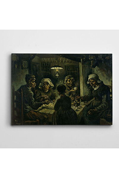Dekolata Vincent Van Gogh Patates Yiyenler Kanvas Tablo
