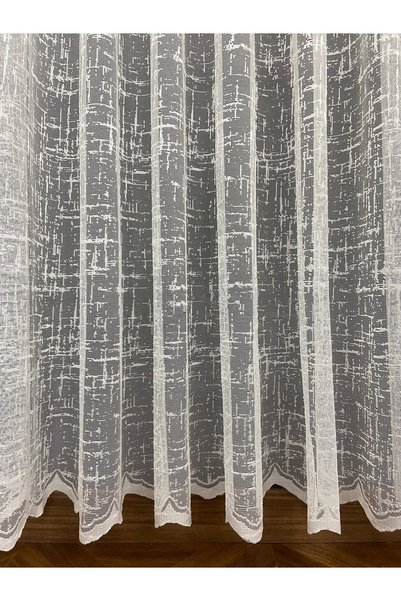 Evdepo Home Crown Ready to Use Sparse Pleat Tulle Curtain Single Wing