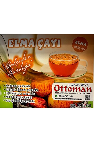 kapadokya ottoman kuruyemiş Tanecikli Elma Çayı 250 gr