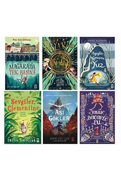 Genç Timaş 5.6.7.8. Sınıf Okuma Kitapları 6 Kitap Set Mağarada Tek Başına - Y...