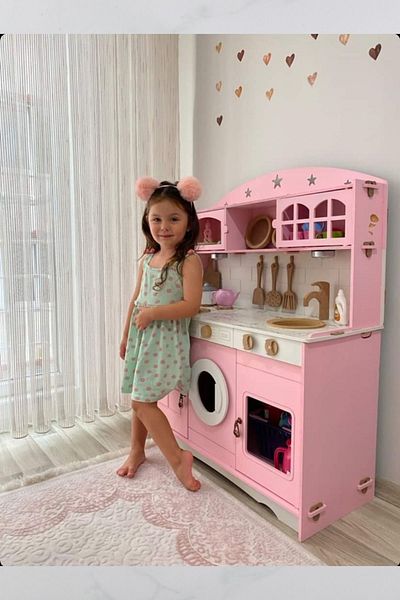 Hedef Pink Color Toy Kitchen