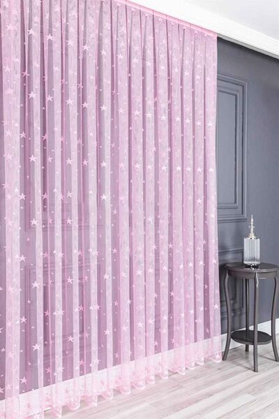 Evdepo Home Crown Ready-to-Wear Extra-forced Tulle Curtain Single Wing