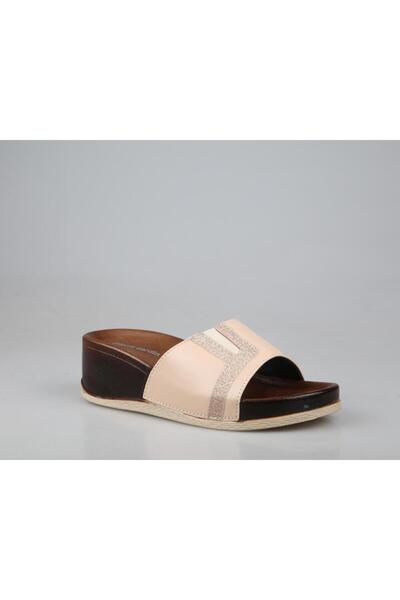 Pierre Cardin Pc-7021 Ortopedik Krem Kadın Terlik