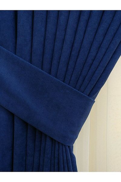 Evdepo Home Crown Parliament Solid Color Background Curtain, Pleatless Flat Planting, Extraphore Drawstring, Single Wing