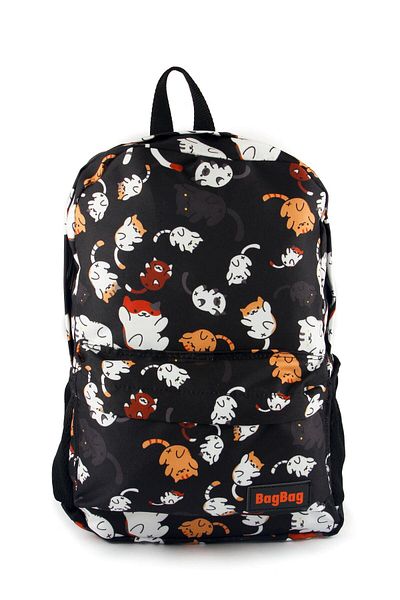 AlpCollection Rucsac casual unisex cu model de pisici cu imprimeu digital - pentru școală