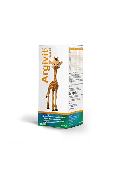 Argivit Classic Şurup 150 ml