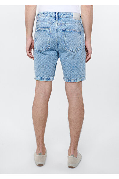 Mavi Chicago Terranean Jacquard Denim Shorts 0410397-85228