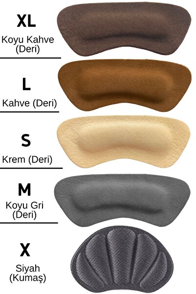 Palwin 1 Çift Ayakkabı Vurma Önleyici Topuk Pedi, Deri & Kumaş 5 Renk Seçenek...