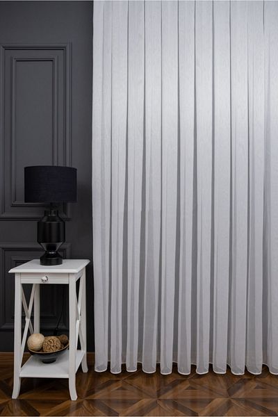 Brillant CURTAINERY Diamond Tulle Curtain Pearl