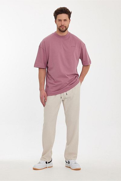 İntegral Linen Trousers Seersucker Fabric Relaxed Fit