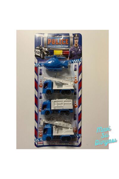 KETTE Küçük Polis Araçları - Mavi Su Dünyası