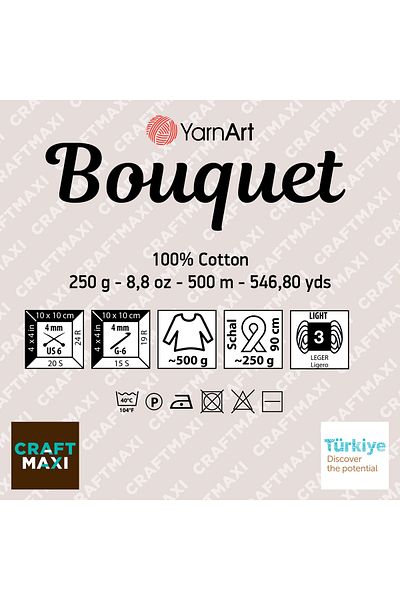 Yarnart BOUQUET - EBRULİ ΠΛΕΚΤΟ ΧΕΙΡΟΠΟΙΗΤΟ ΝΗΜΑ EBRULİ-704