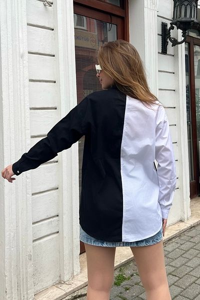 Bianco Lucci Oversize dámská košile – kusová, Model60211013