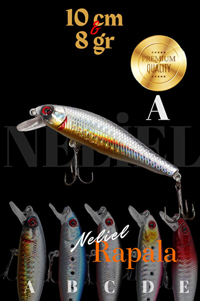 NELİEL 10cm 8gr JerkBait, Sahte Yem, Lures,Rapala,Suni Yem,Minnow,Spin, Maket...