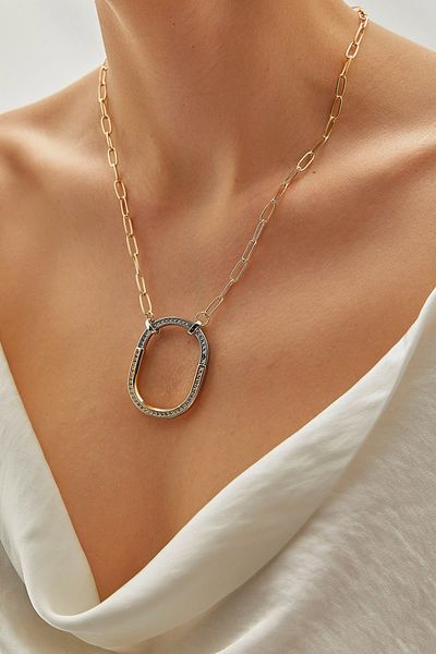 Bianco Lucci Steel Shaped Women's Necklace - AKSS230