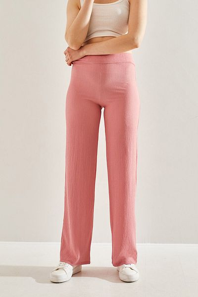 Bianco Lucci Fabric Börümcük Women's Trousers - Elastic Waist60231004