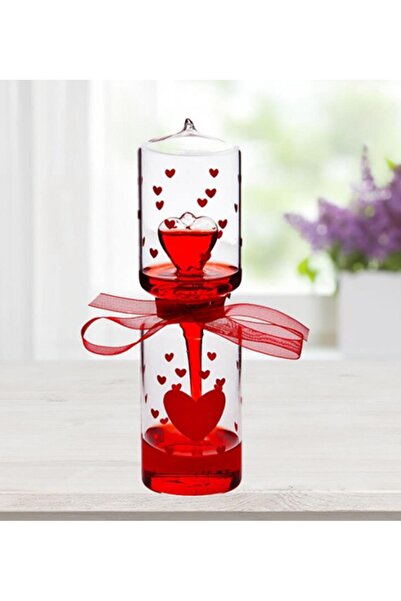 KOD 72 Özel Üretim El Isısı le Aşk Ölçme Aleti Cam Fanus Aşkınızın Gücünü Ölç...
