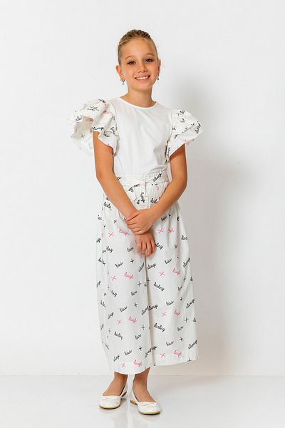 incity Girl's Ruffle Sleeve T-Shirt