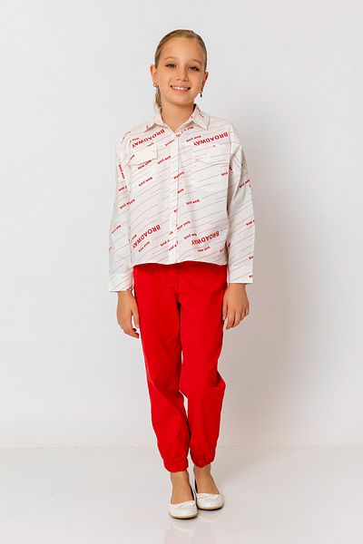 incity Girl's Broadway Poplin Shirt
