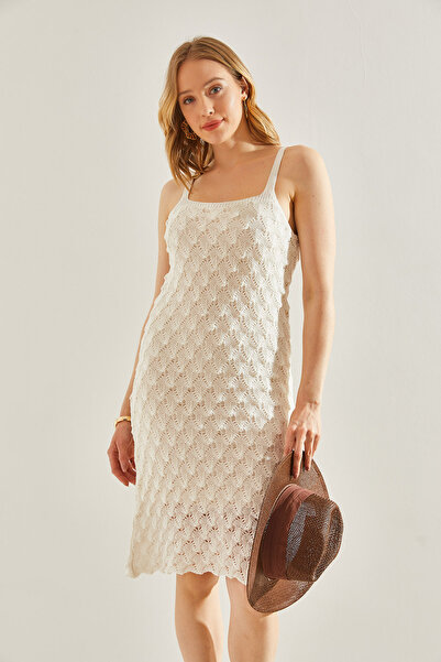 Bianco Lucci Prolamované úpletové šaty – dámské, podšité, 20246099