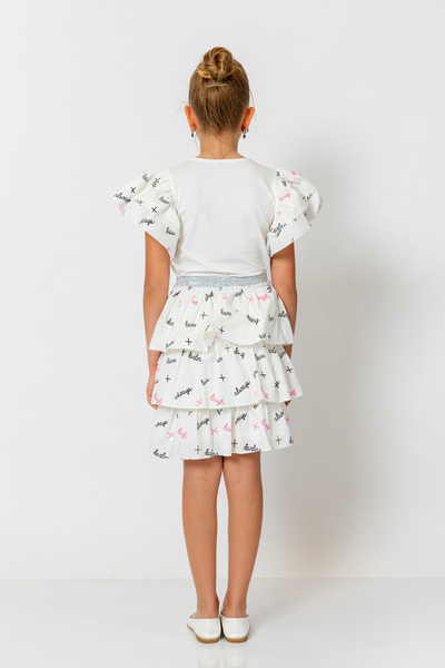 incity Fusta cu volane etajate pentru fete