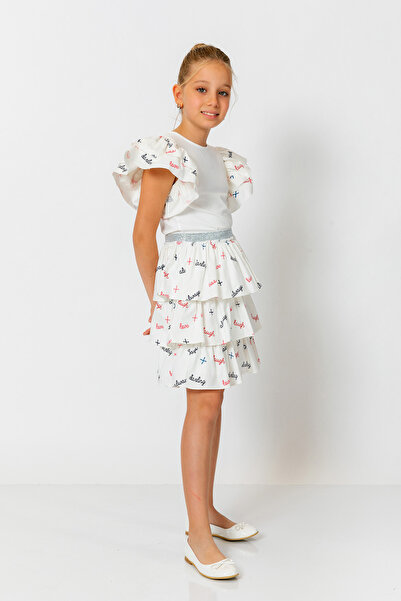 incity Спідниця в складку з оборками для дівчинки