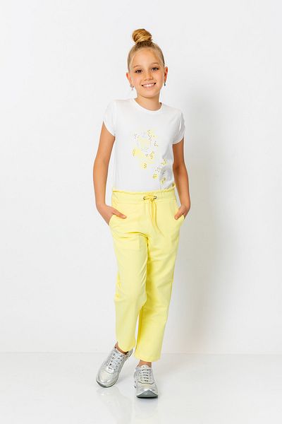 incity Girl's Straight Cut Sweatpants with Elastic Waist