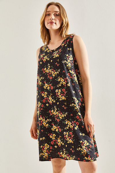 Bianco Lucci Γυναικείο φόρεμα Viscose - Floral Pattern, No Model:60231006