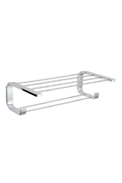 SYSTEM BANYO AKSESUARLARI Banyo Havlu Rafı Duvara Monte Krom 50 cm