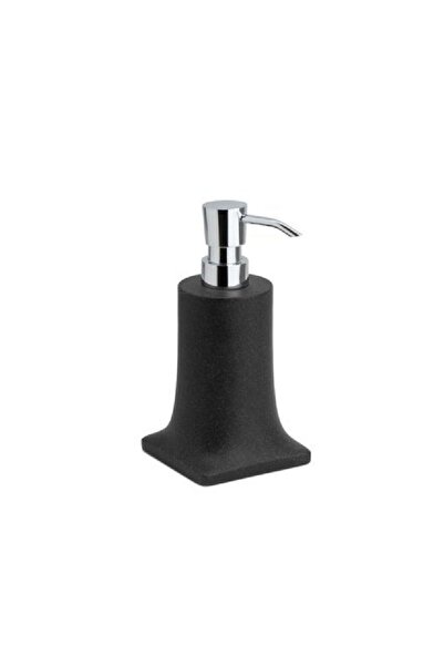 SYSTEM BANYO AKSESUARLARI Tezgah Üstü Sıvı Sabunluk Siyah|Krom 193x61x83 mm