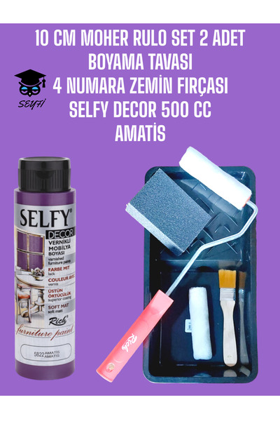 Rich Amatis Selfy Decor 500 Cc (750 GR) Kendinden Vernikli Akrilik Dolap Boya...