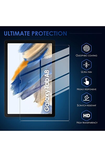 TEKNETSTORE 2021 Samsung Galaxy Tab A8 10.5 Screen Protector Nano Flexible Unbreakable Glass