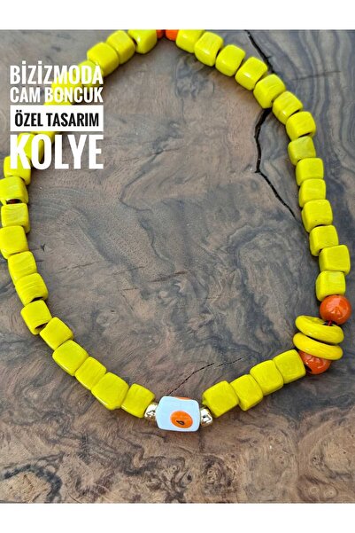 bizizmoda الطابق السفلي الزجاج حبة Serenay الزجاج قلادة عين الشر حبة قلادة