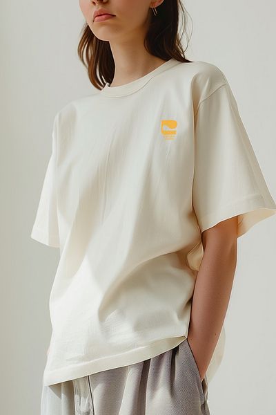 Coredra Tricou oversize pentru iubitorii de cluburi de cafea pentru femei - Ecru