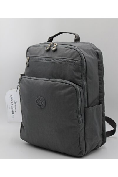 ÇantaExpress Сумка для школи з тканини, стійкої до сірого забарвлення, унісекс, повсякденна шкільна сумка на спину 1900