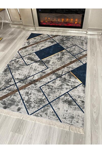 ALLGELSİN Yıkanabilir Kaymaz Taban Salon ve Oturma odası Halısı 4m² Dört ve 6...