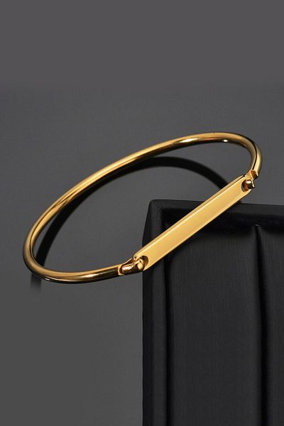 Chavin Clamp Design Steel Bracelet Eh06