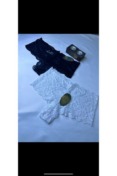 F.K White Lace Panties