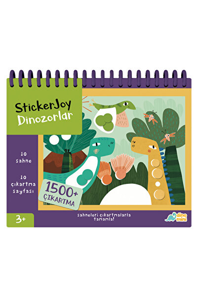 Neobebek StickerJoy - Dinozorlar (Sahneyi Çıkartmalarla Tamamlama Çıkartma Ki...