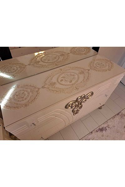 Çt Çeyizci Tekstil Set Masuta Cafea 3 Piese Catifea Cappuccino