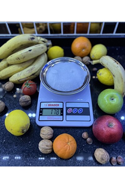 Brader ORJİNAL 10kg Mutfak Terazisi 1gr Hassasiyet Paslanmaz Kefeli Ürün
