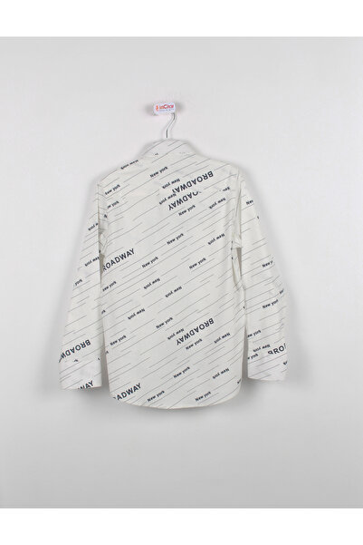 incity Хлопчача сорочка з довгими рукавами та написом «Broadway»