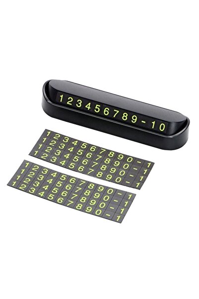 obrigado Araç Içi Park Telefon Numarası Fosforlu Numaratör Oto Cam Kartı