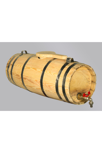 Ergün Avcı Avcı Yayık Çam Ağacı Musluklu Ayran Yayık Fıçı (20-25 LİTRE)