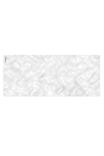 PORGE 90x40 XXL White Gaming Mouse Pad - Gaming Mousepad