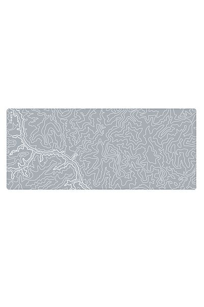 PORGE 90x40 Gray Gaming Mousepad - XXL Gaming Mouse Pad